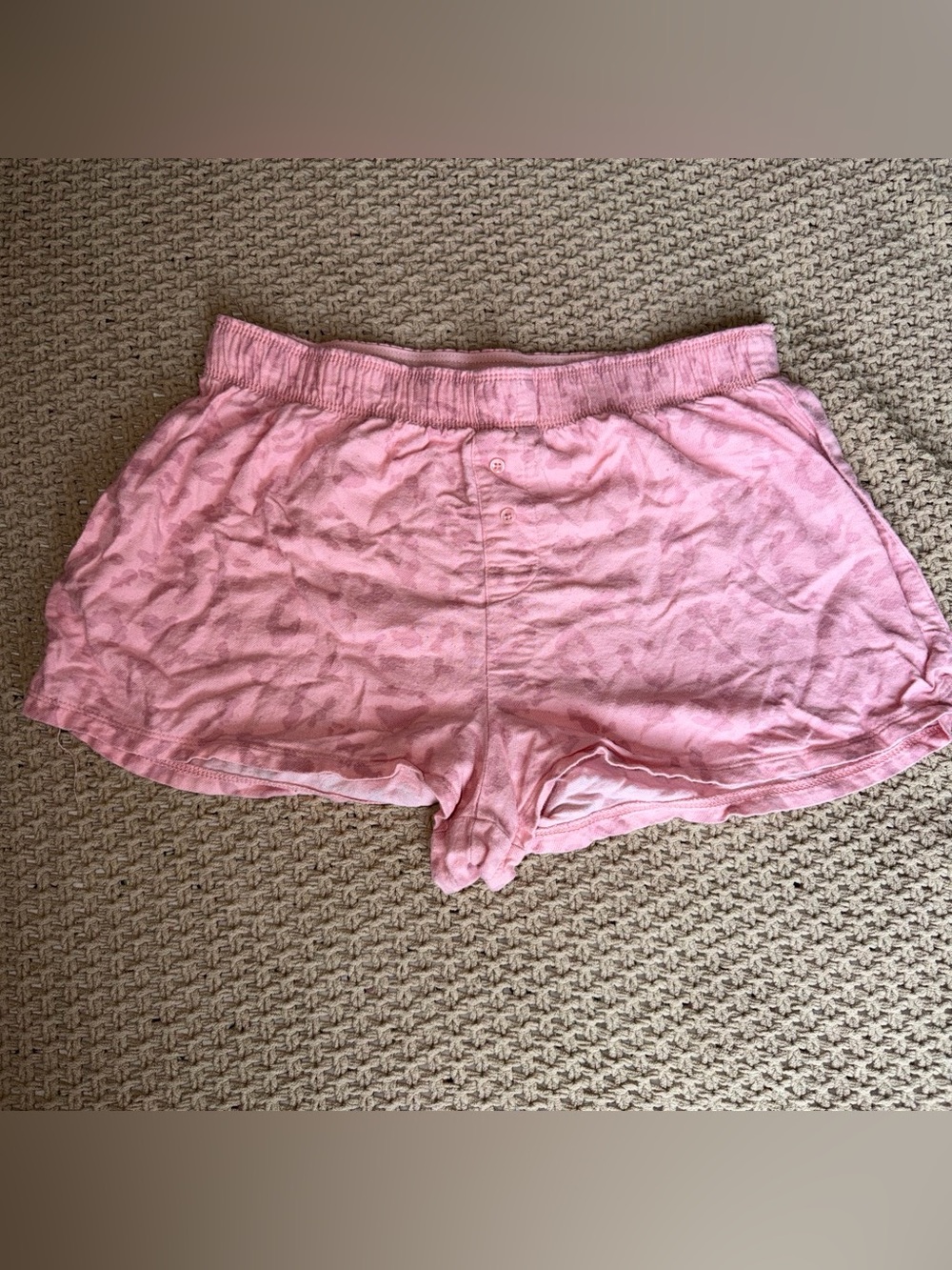 Pink Cheetah Print Lounge Shorts